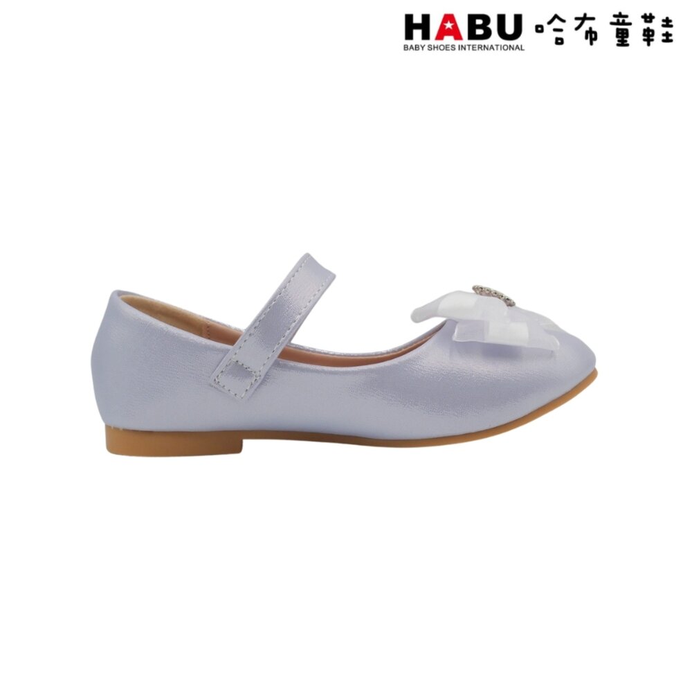 HABU哈布童鞋 鑽石 蝴蝶結 公主鞋 珠光 娃娃鞋 涼鞋 2258-PR-圖片-5