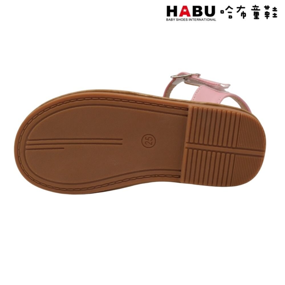 HABU哈布童鞋 夏日涼鞋 蝴蝶結 金蔥閃閃 粉 2278-PI-圖片-3
