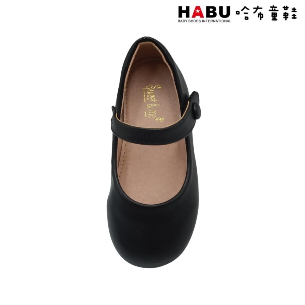 HABU 哈布童鞋 典雅 樸素簡約 氣質 娃娃鞋 公主鞋 包鞋 黑 2282-BK-圖片-3