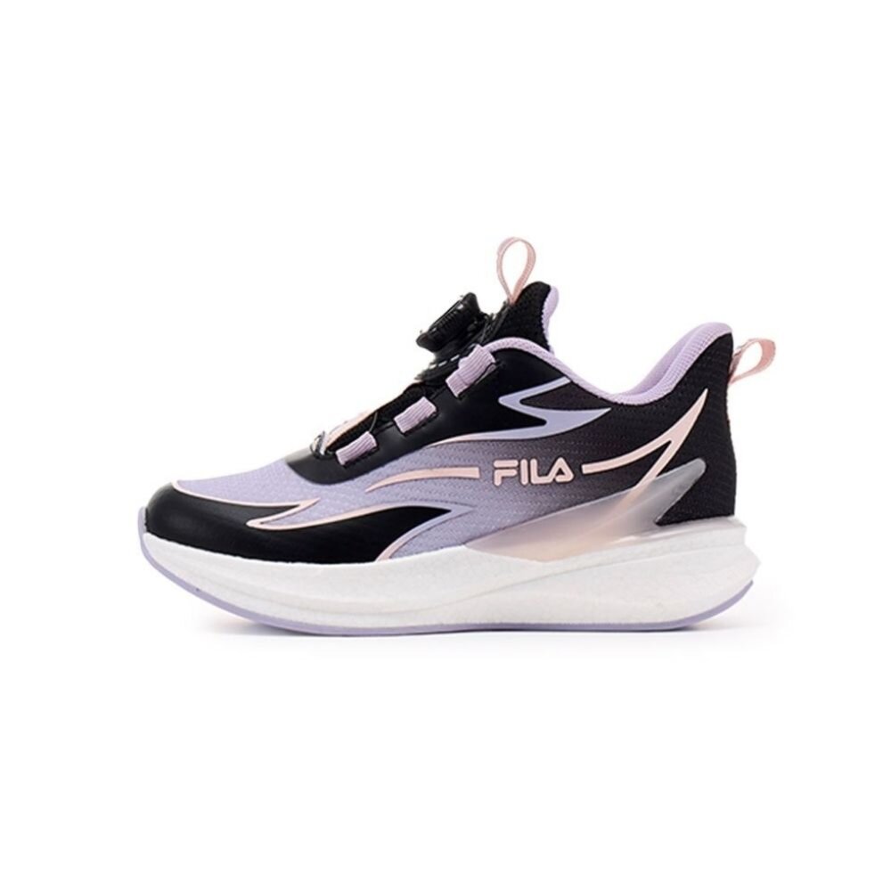 FILA KIDS 斐樂 運動鞋 休閒鞋 旋鈕扣 慢跑 厚底 免綁鞋帶 大童 3-J405A-905|哈布童鞋-圖片-1