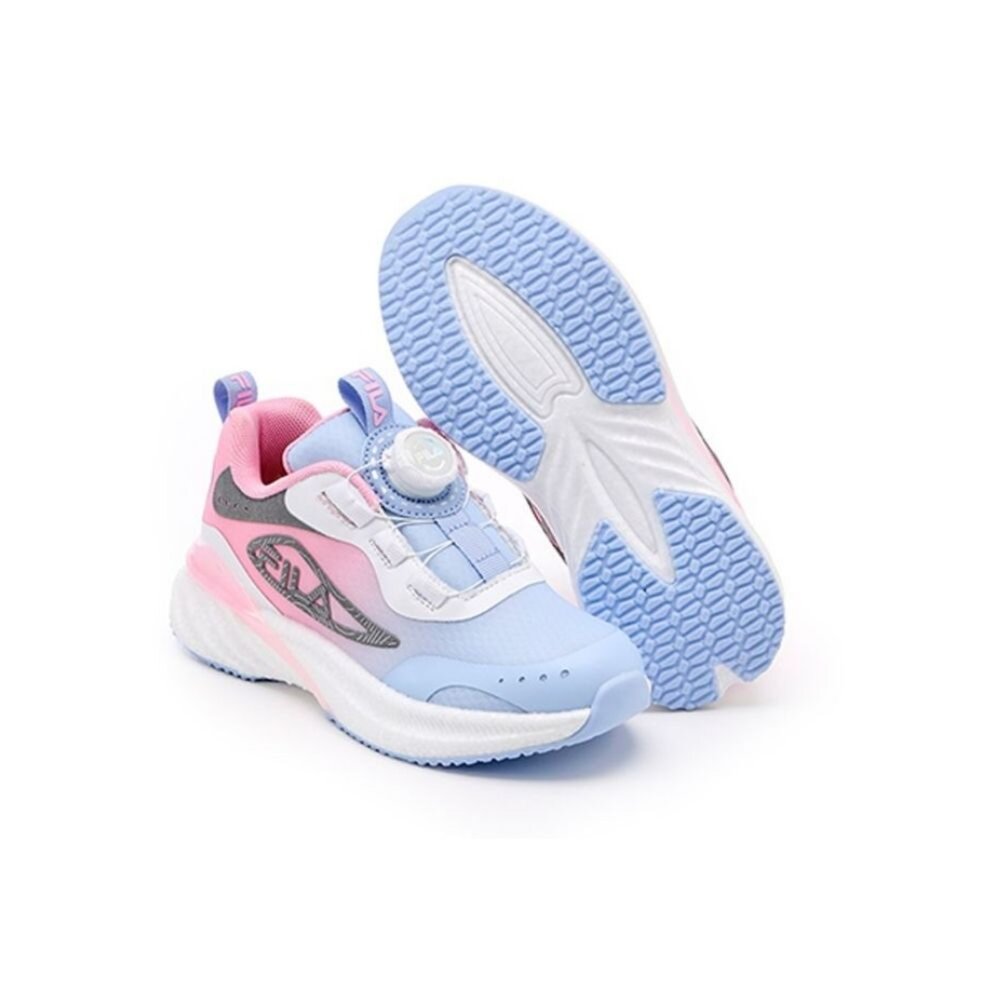 FILA KIDS 斐樂 反光 康特杯 運動鞋 旋轉扣 透氣 足弓支撐 夢幻漸層 3-J412A-958-圖片-2
