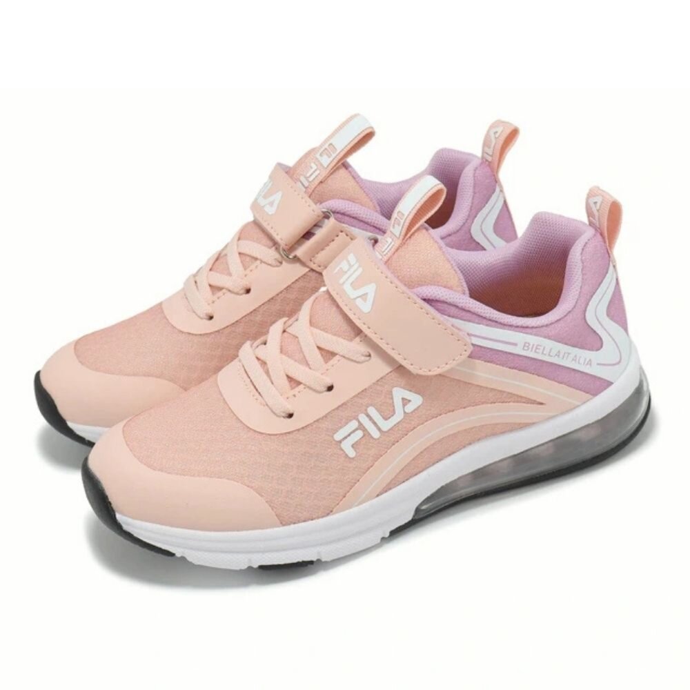 3-J430Z-551-FILA KIDS 斐樂 慢跑鞋 運動鞋 足供支撐 氣墊 緩衝 魔鬼氈 大童 3-J430Z-551