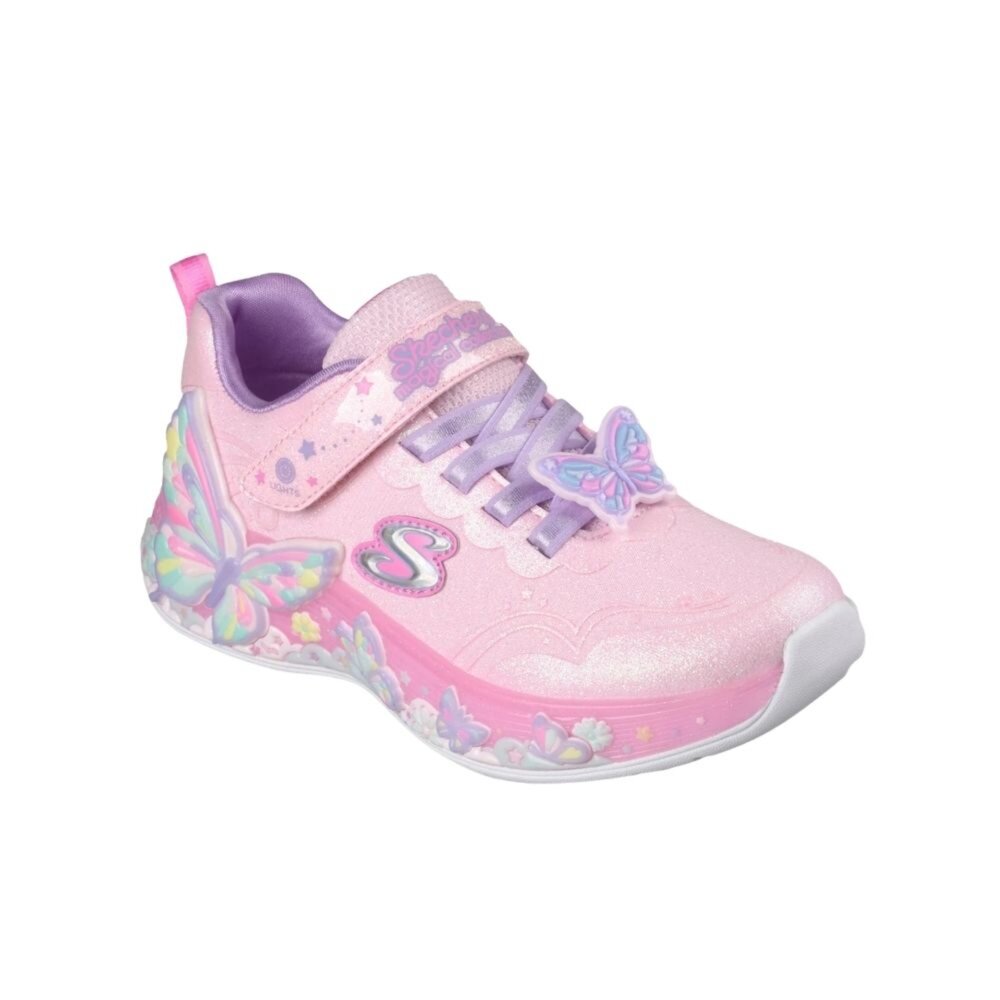 SKECHERS S-Lights-Butterfly Bliss燈鞋 運動鞋 中童 303065LLPMT-圖片-1