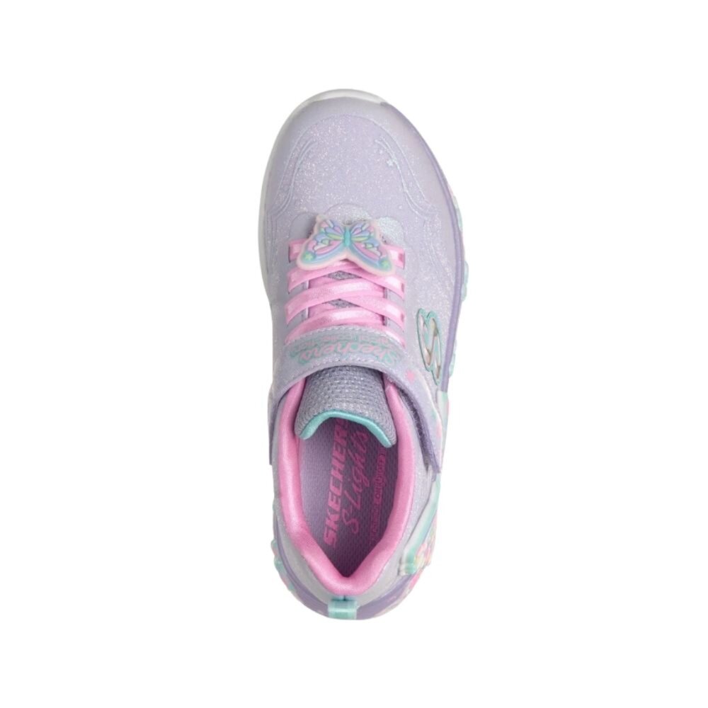 SKECHERS S-Lights-Butterfly Bliss燈鞋 運動鞋 中童 303065LLVMT-圖片-2