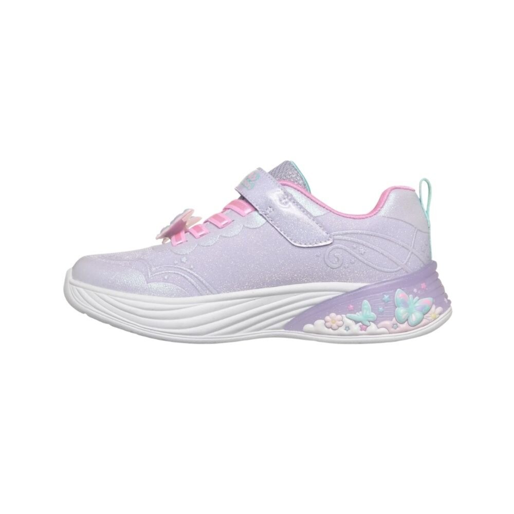 SKECHERS S-Lights-Butterfly Bliss燈鞋 運動鞋 中童 303065LLVMT-圖片-3