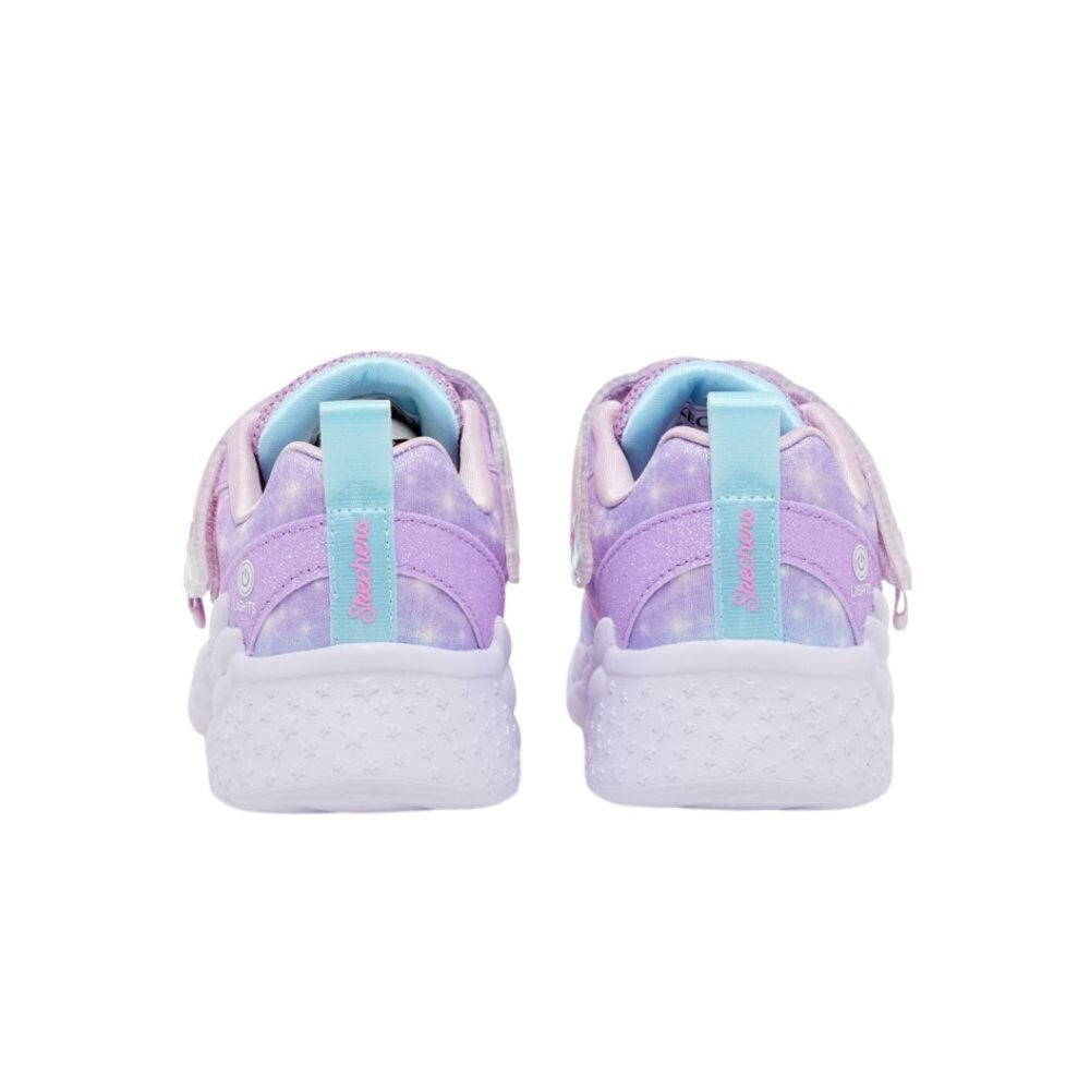 SKECHERS S-Lights Dream Racer 燈鞋 炫彩 運動鞋 中童 303067LLAV-圖片-3