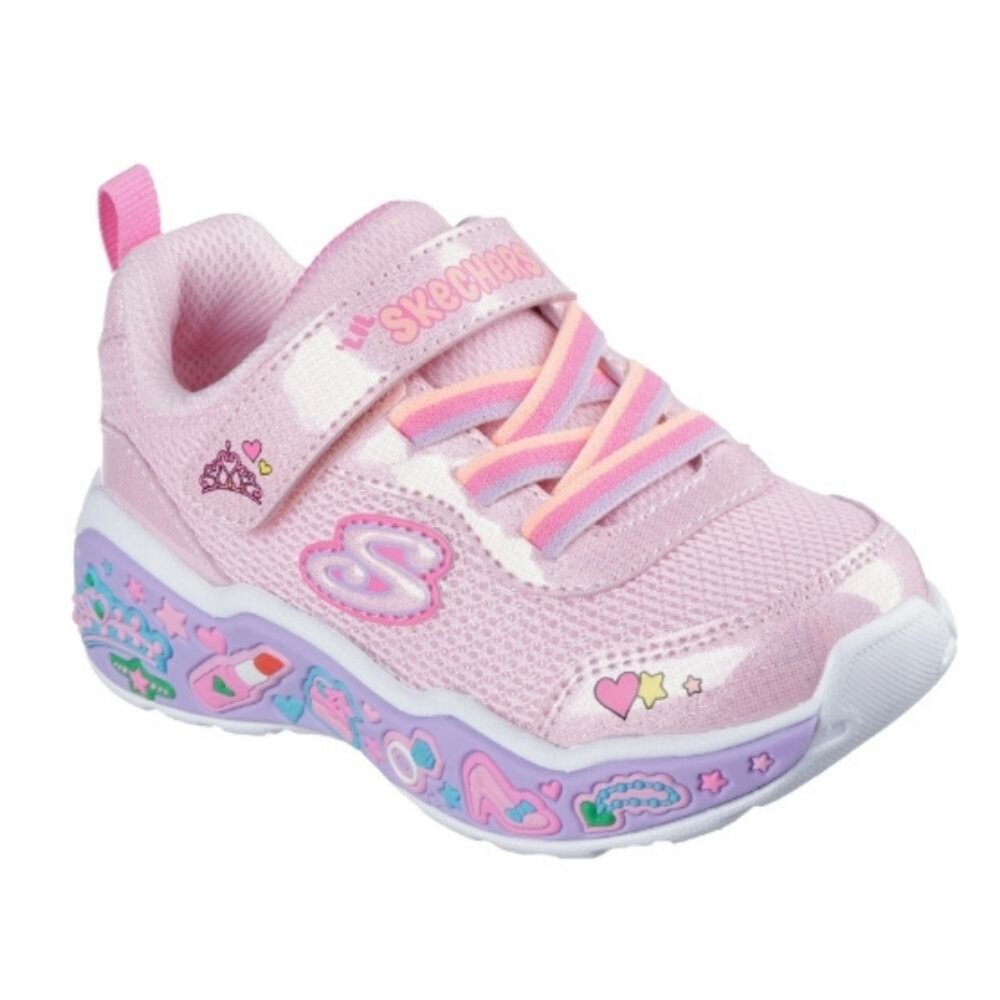 303158NLPMT-SKECHERS 女童系列 Play Scene - Fun Squad 休閒鞋 運動鞋 小童 可愛卡通  303158