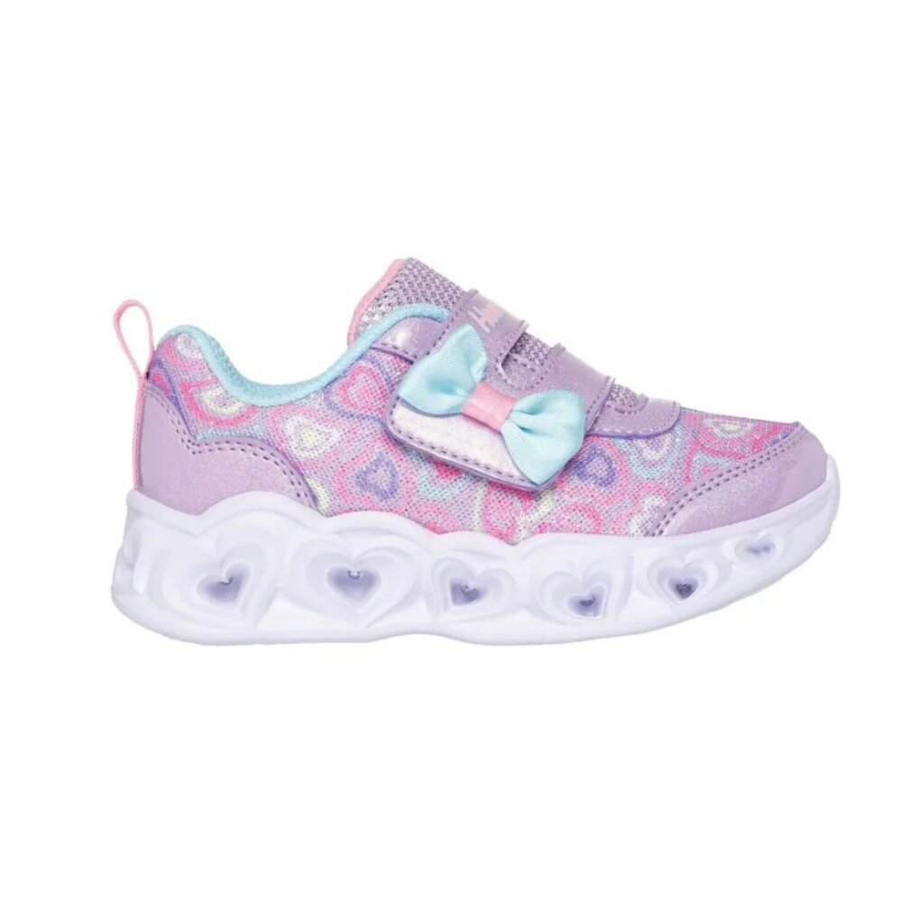 SKECHERS 女童系列 燈鞋 HEART LIGHTS 運動鞋 小童 303258NLVMT-圖片-1