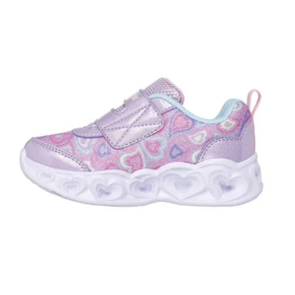 SKECHERS 女童系列 燈鞋 HEART LIGHTS 運動鞋 小童 303258NLVMT-圖片-2