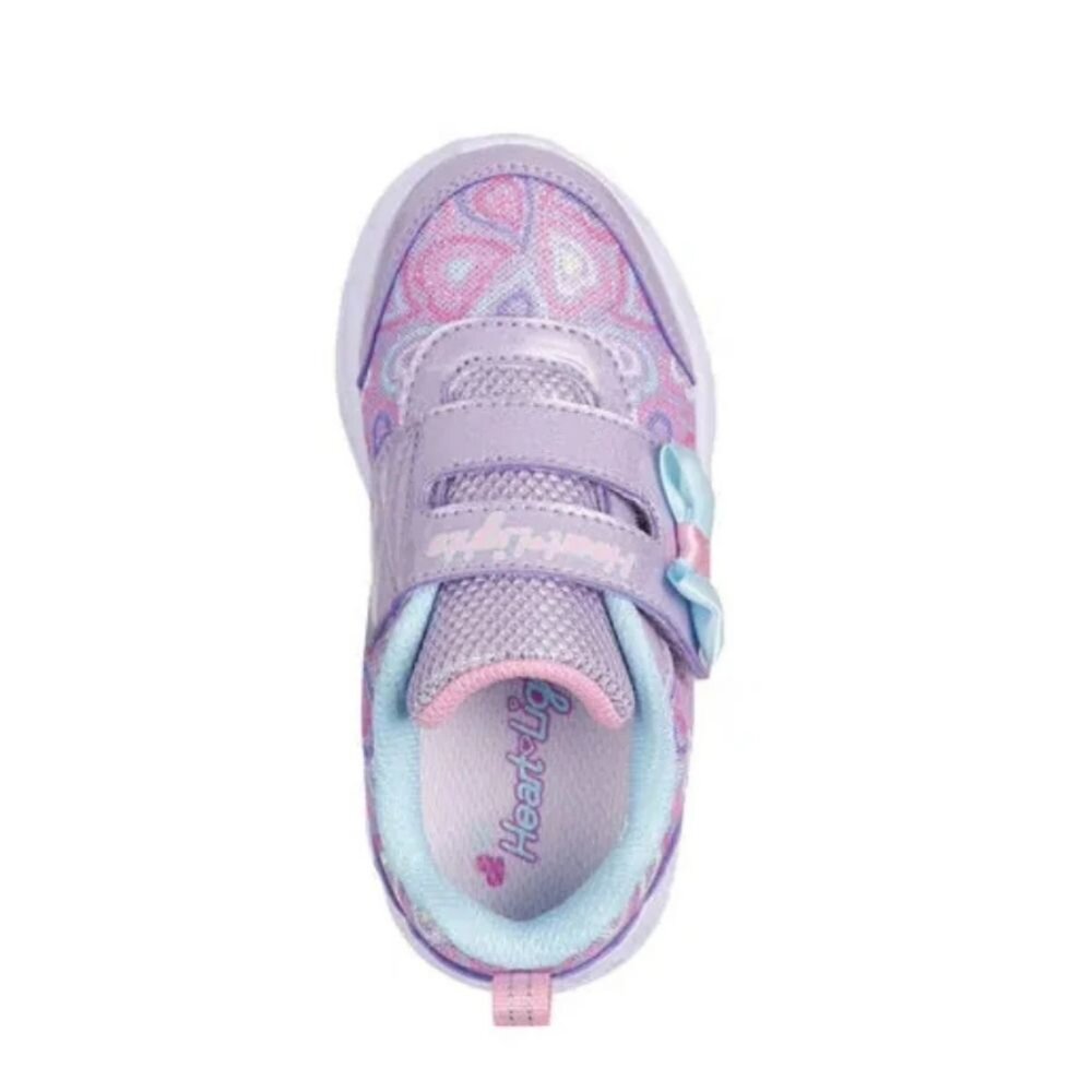 SKECHERS 女童系列 燈鞋 HEART LIGHTS 運動鞋 小童 303258NLVMT-圖片-3