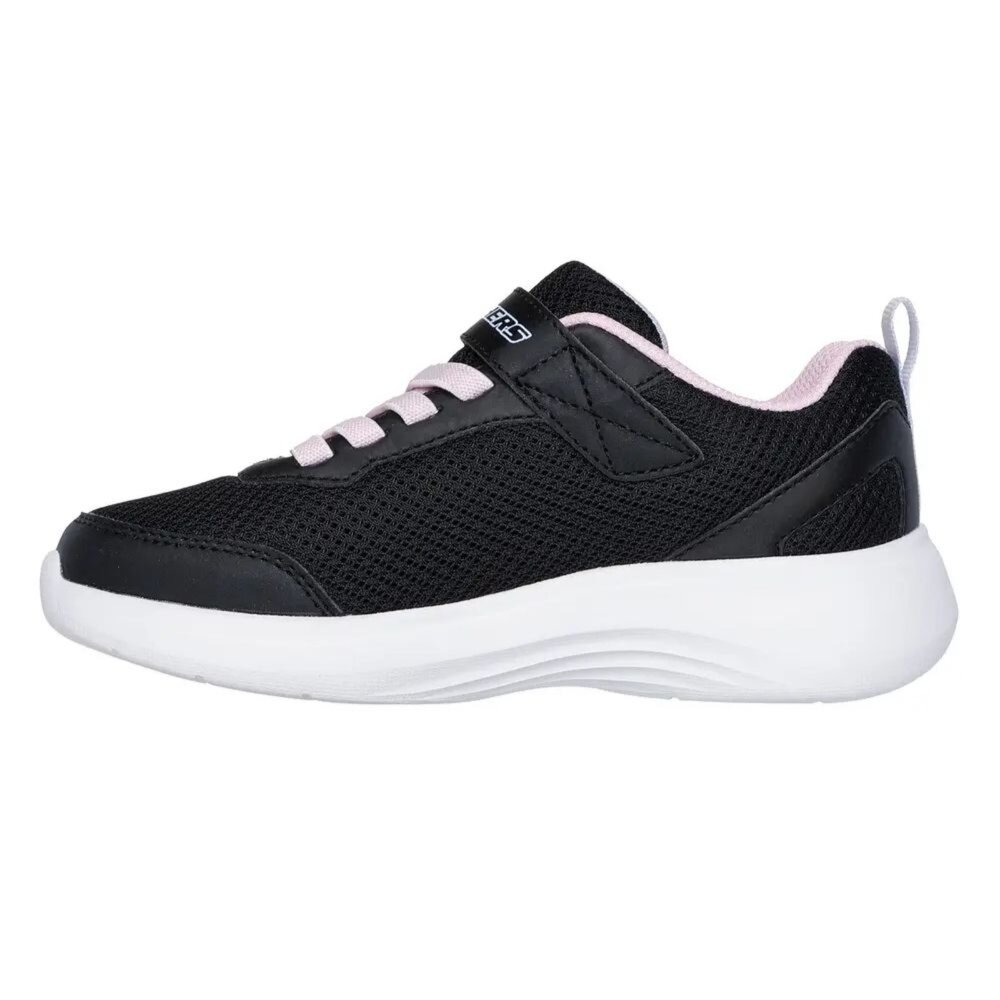 SKECHERS 女童系列 Reset Achieved 輕量 透氣 運動鞋 中童 大童 黑 303573LBLK-圖片-2