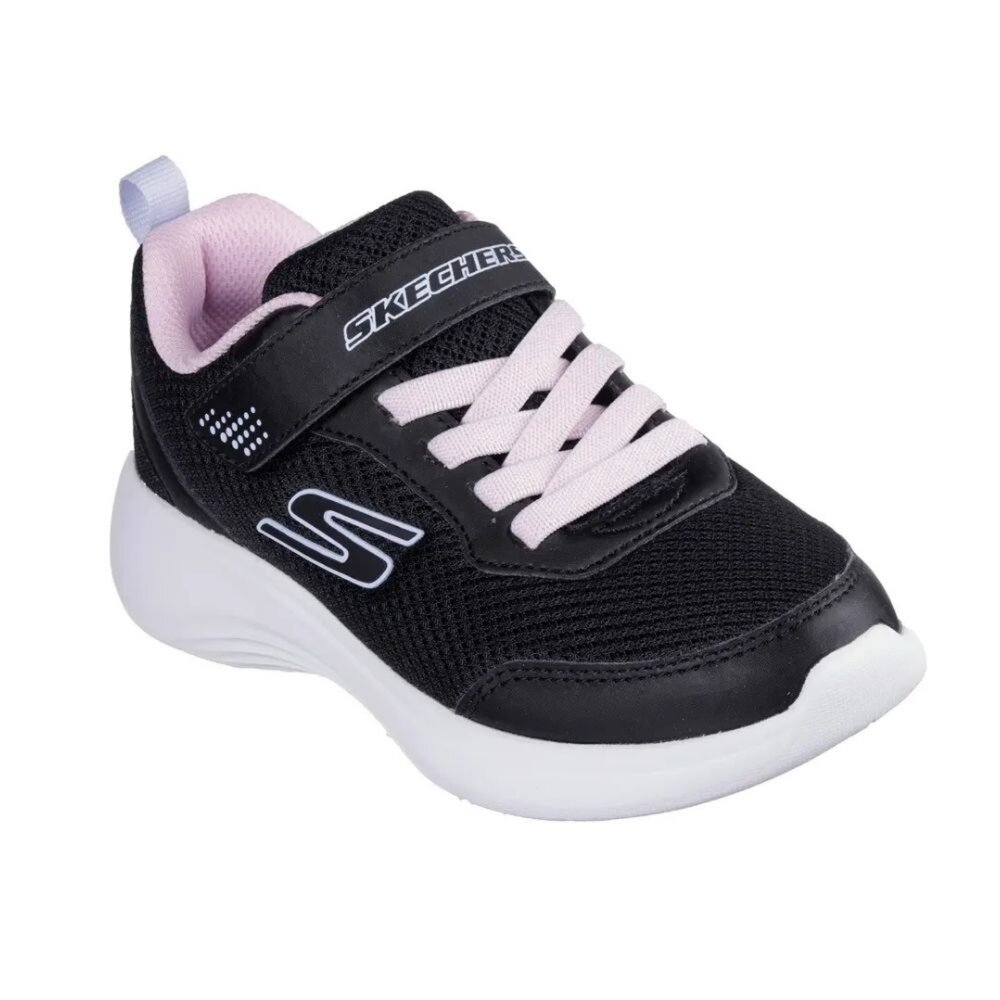303573LBLK-SKECHERS 女童系列 Reset Achieved 輕量 透氣 運動鞋 中童 大童 黑 303573LBLK