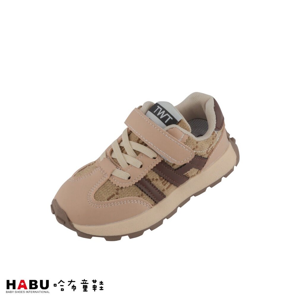 3121-CF-HABU哈布童鞋 復古風 奶茶色 兒童 運動鞋 學步鞋 休閒鞋 3121-CF