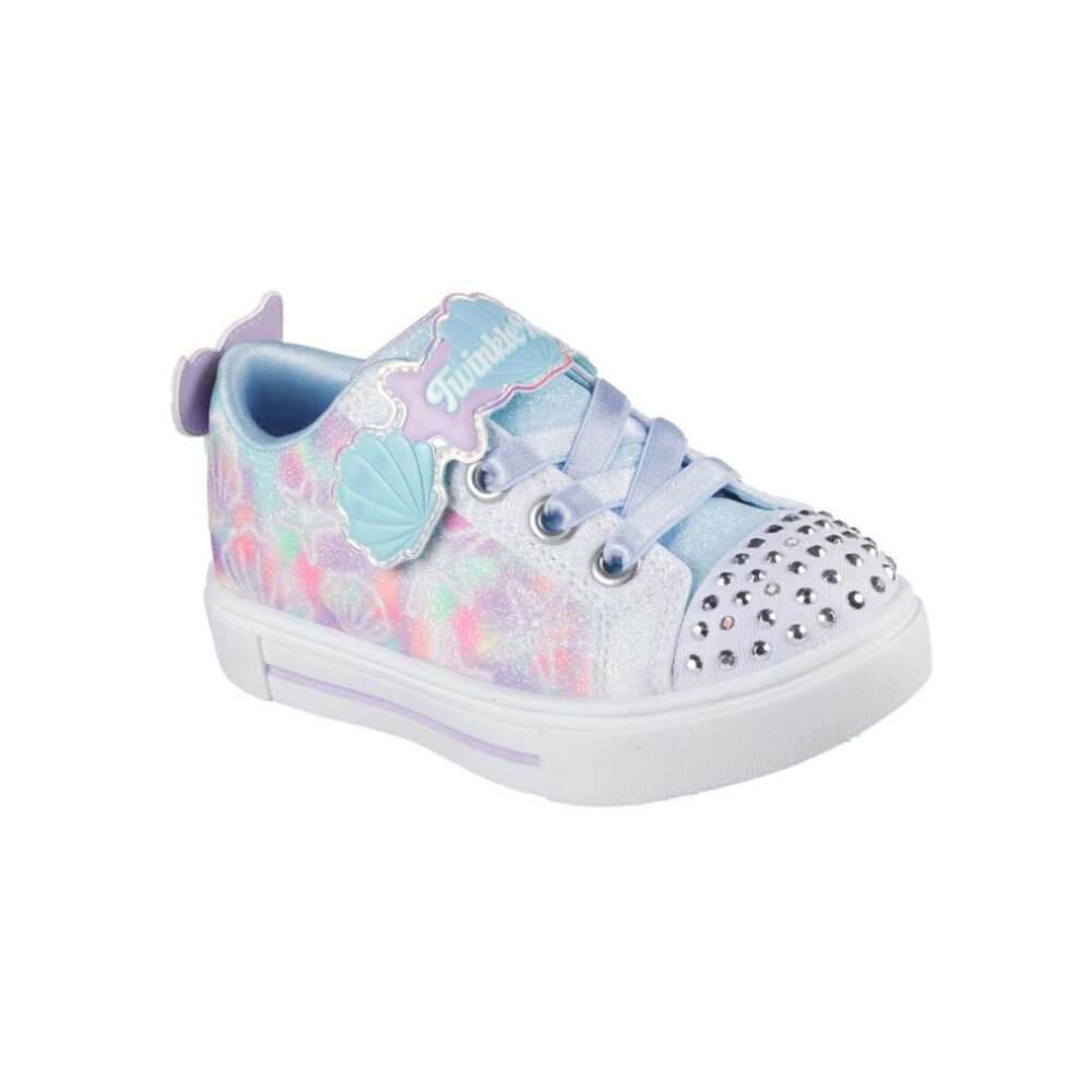 314824LWMLT-SKECHERS 女童系列 燈鞋 Twinkle Sparks Underwater Magic 貝殼 中童 31482