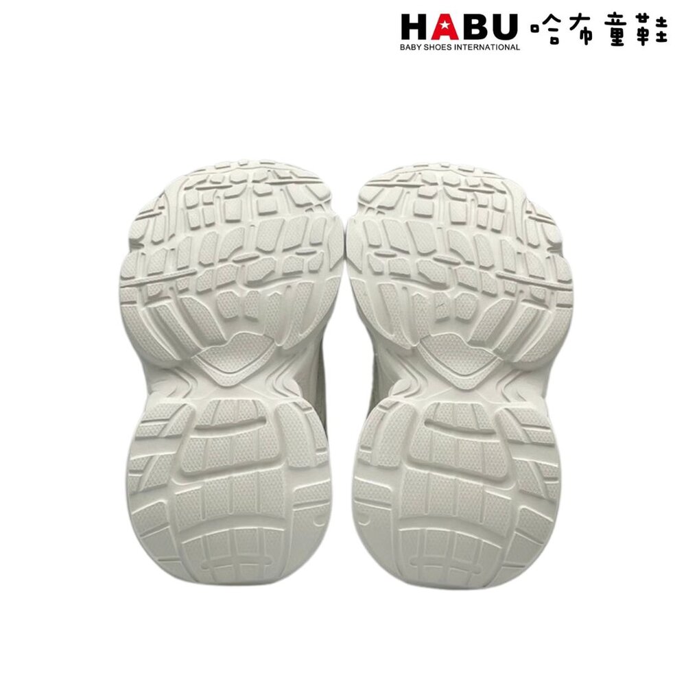 HABU哈布童鞋 百搭增高 旋轉扣運動鞋(白) 3184-WH-圖片-4