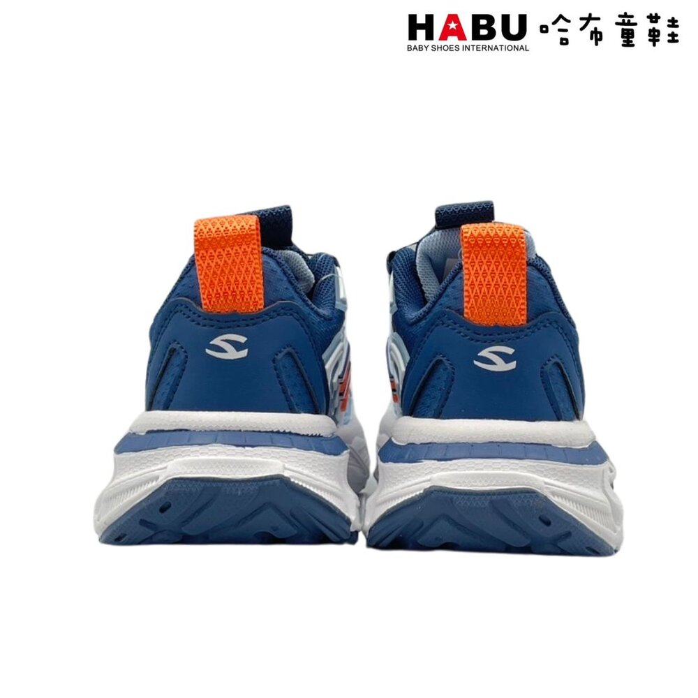HABU哈布童鞋 流線魔法 旋轉扣運動鞋(藍) 3189-BL-圖片-2