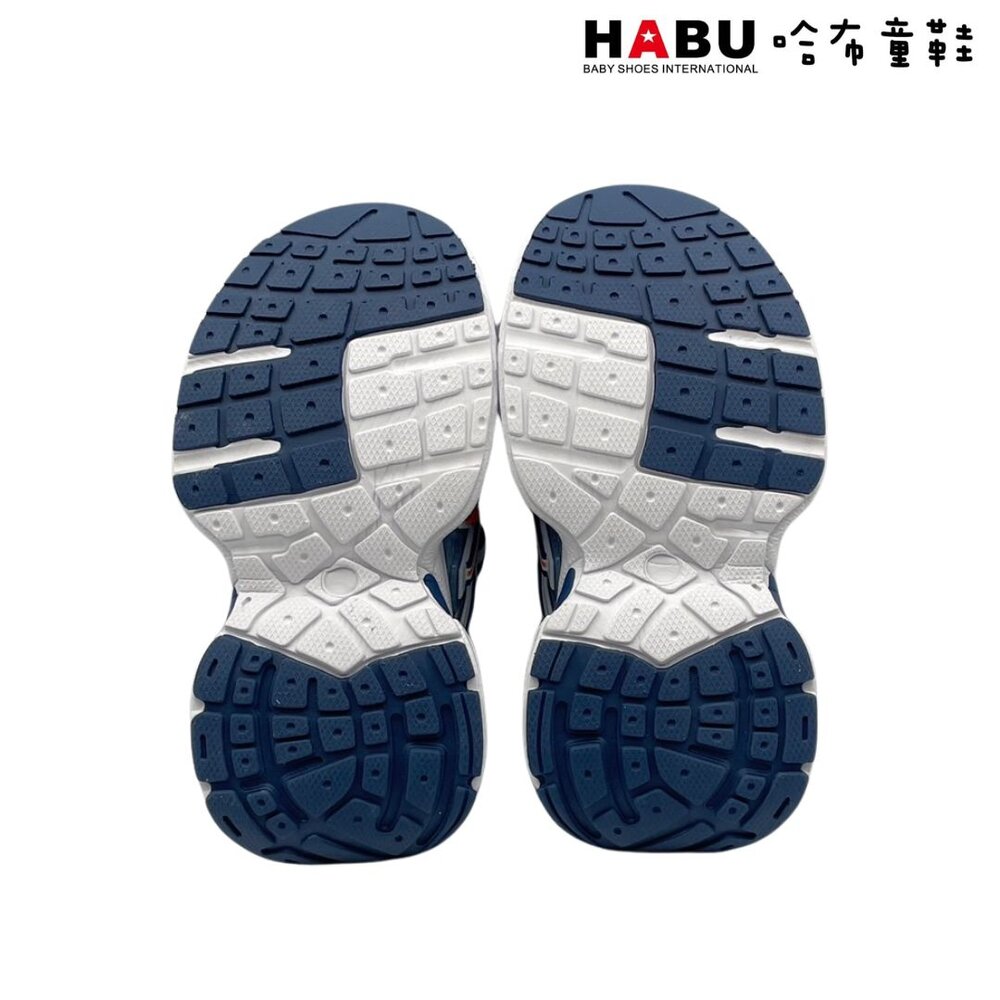 HABU哈布童鞋 流線魔法 旋轉扣運動鞋(藍) 3189-BL-圖片-4