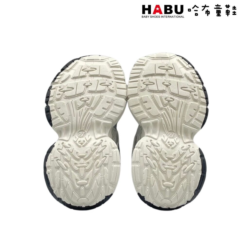HABU哈布童鞋 復古炫彩 老爹運動鞋(灰) 3196-GR-圖片-4