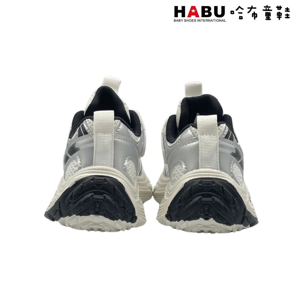 HABU哈布童鞋 復古炫彩 老爹運動鞋(白) 3196-WH-圖片-2