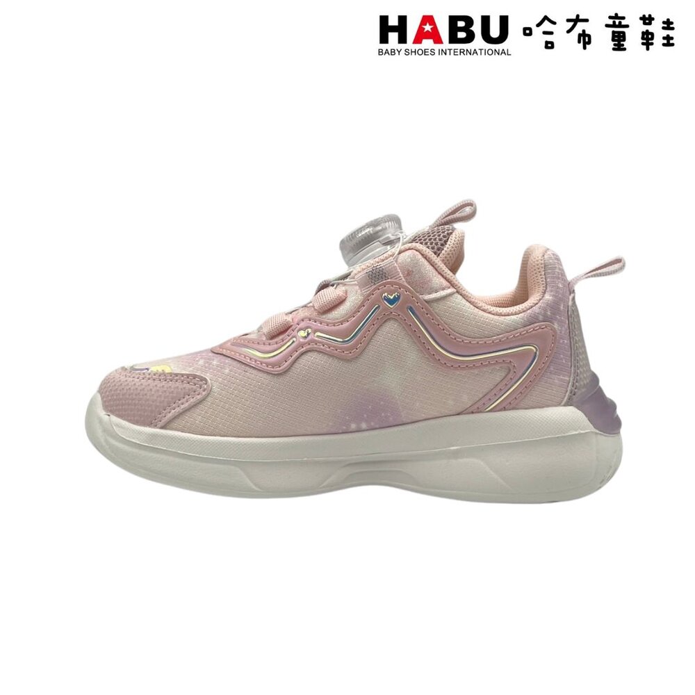 HABU哈布童鞋 童趣獨角獸 旋轉扣 電燈 運動鞋 (粉) 3207-PI-圖片-3