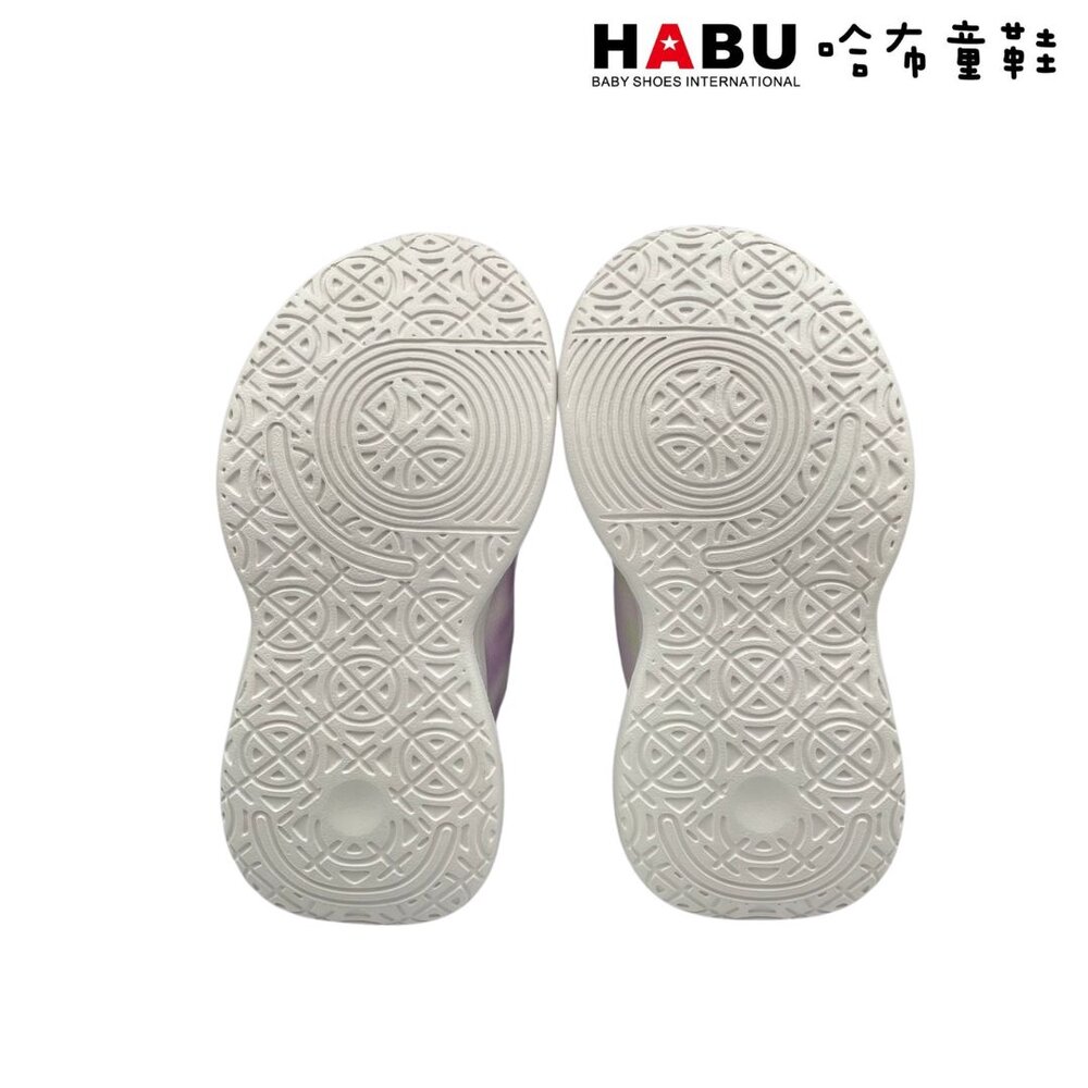 HABU哈布童鞋 炫彩獨角獸 旋轉扣 電燈 運動鞋 (紫) 3208-PR-圖片-4