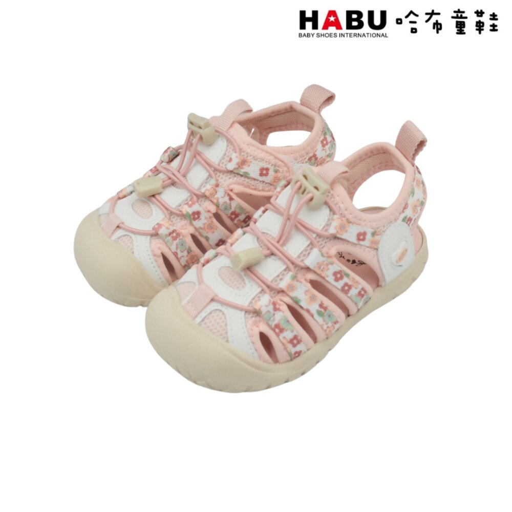 3249-PI-HABU哈布童鞋 涼鞋 涼拖鞋 中童 童鞋 透氣舒適 粉 3249-PI/3249-PI6
