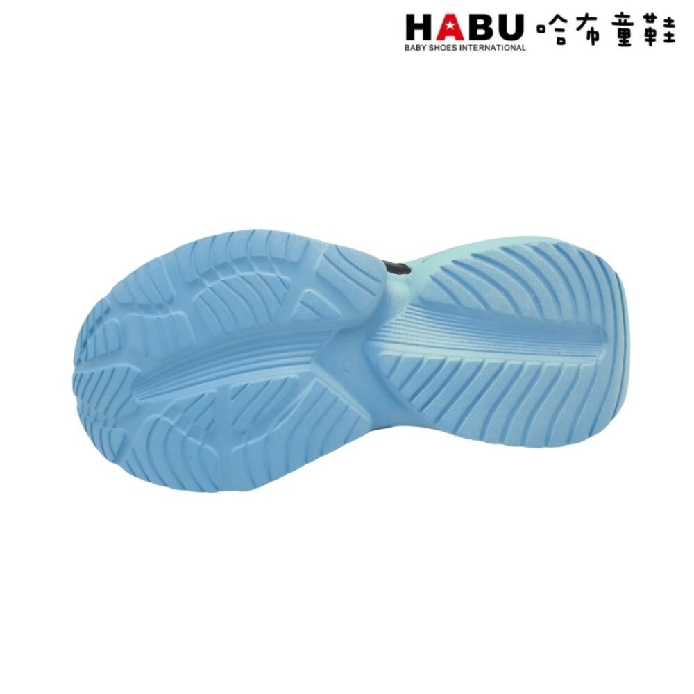 HABU 哈布童鞋 旋轉扣 運動鞋 減壓吸震 輕量 透氣 休閒鞋 中童 3265-BL-圖片-3