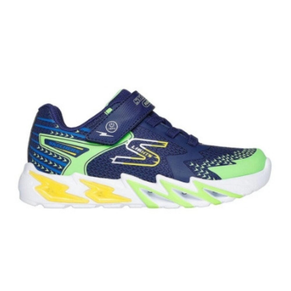SKECHERS 男童 燈鞋 S-Lights Flex-Glow Bolt 運動鞋 閃電 400138LNVMT-圖片-1