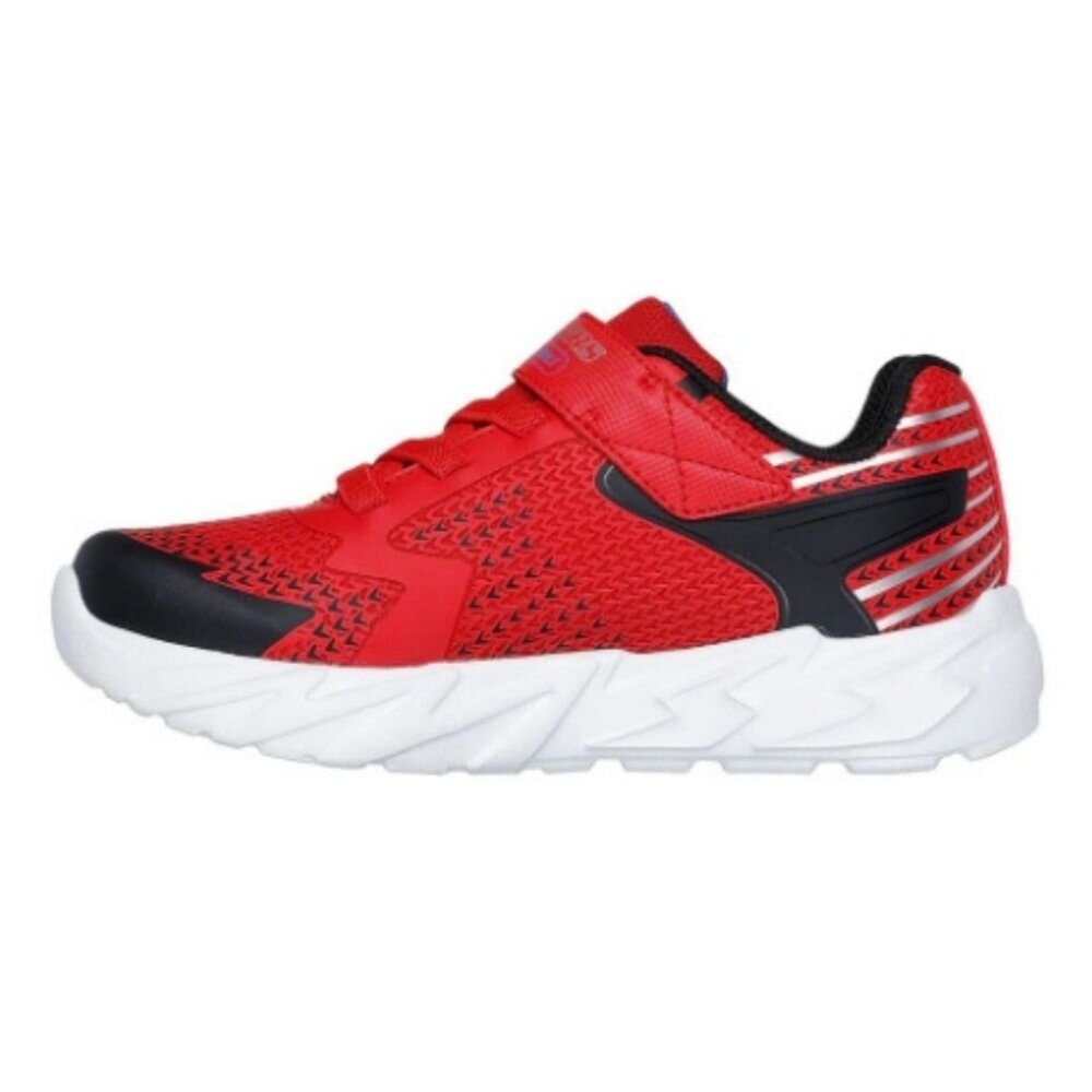 SKECHERS 男童 燈鞋 S-Lights Flex-Glow Bolt 運動鞋 閃電 400138LRDBK-圖片-2