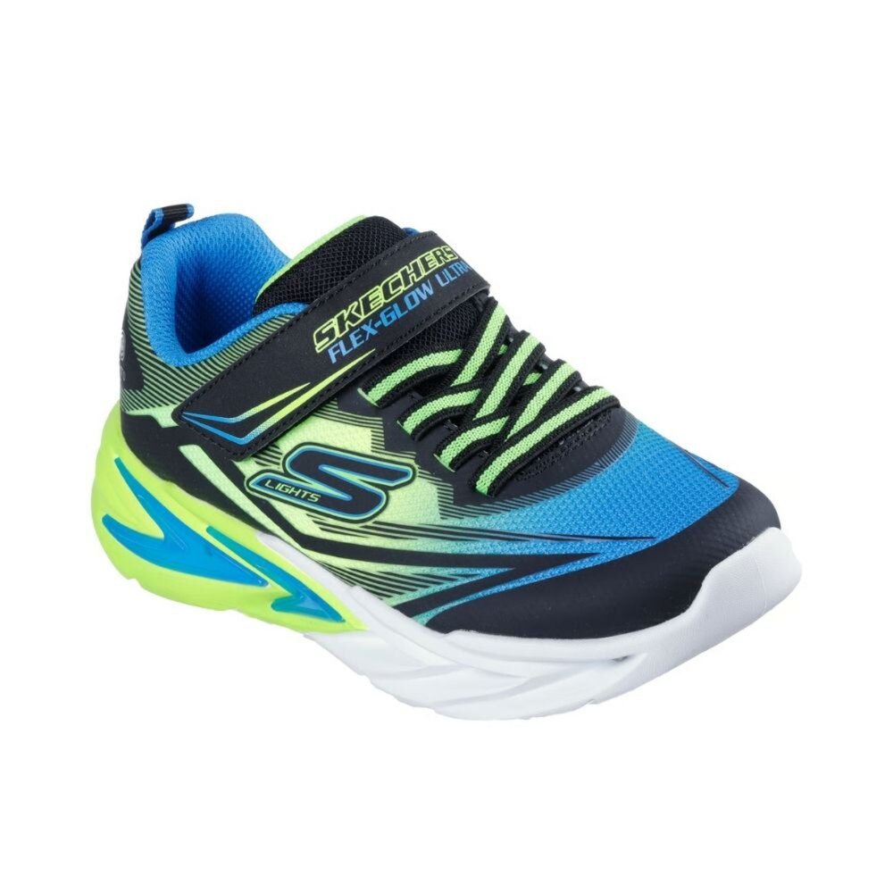 400139LBBLM-SKECHERS 男童系列 燈鞋 S-Lights Flex-Glow Ultra 運動鞋 400139LBBLM