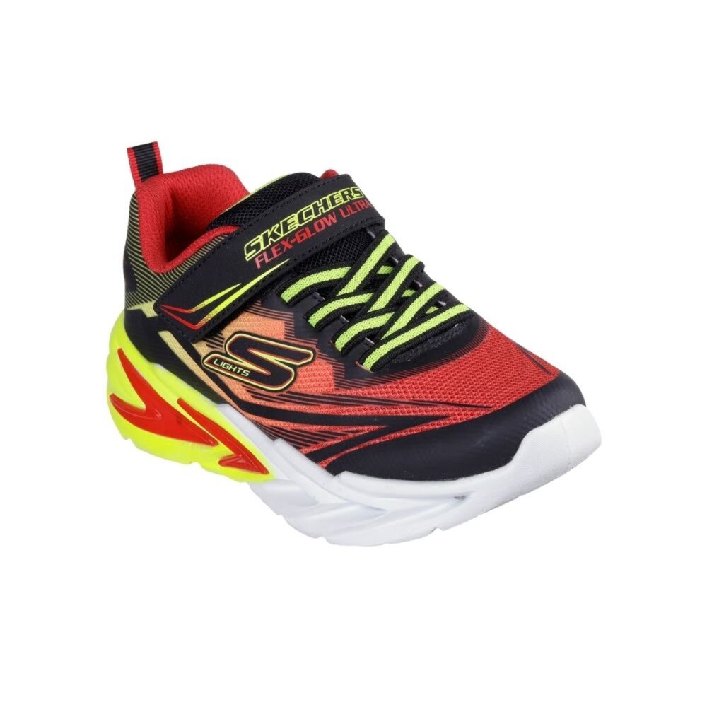 400139LBKRD-SKECHERS 男童系列 燈鞋 S-Lights Flex-Glow Ultra 運動鞋 400139LBKRD