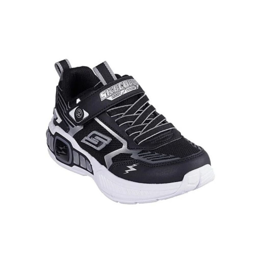 400151LBKSL-SKECHERS 男童系列 LIGHT STORM 3 閃電燈鞋 燈鞋 童鞋 運動鞋 400151LBKSL
