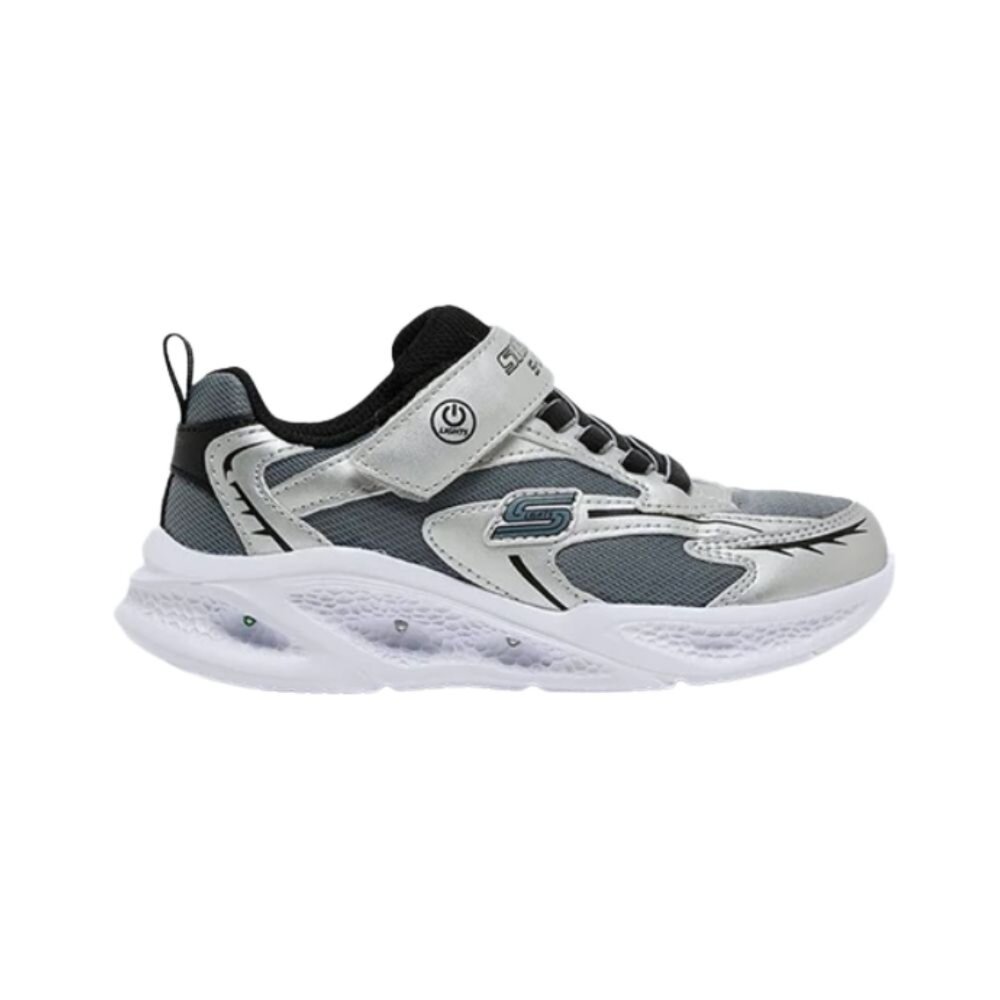 SKECHERS 男童系列 燈鞋 METEOR LIGHTS Light-Up 中童 401497LSLBK|哈布童鞋-圖片-1