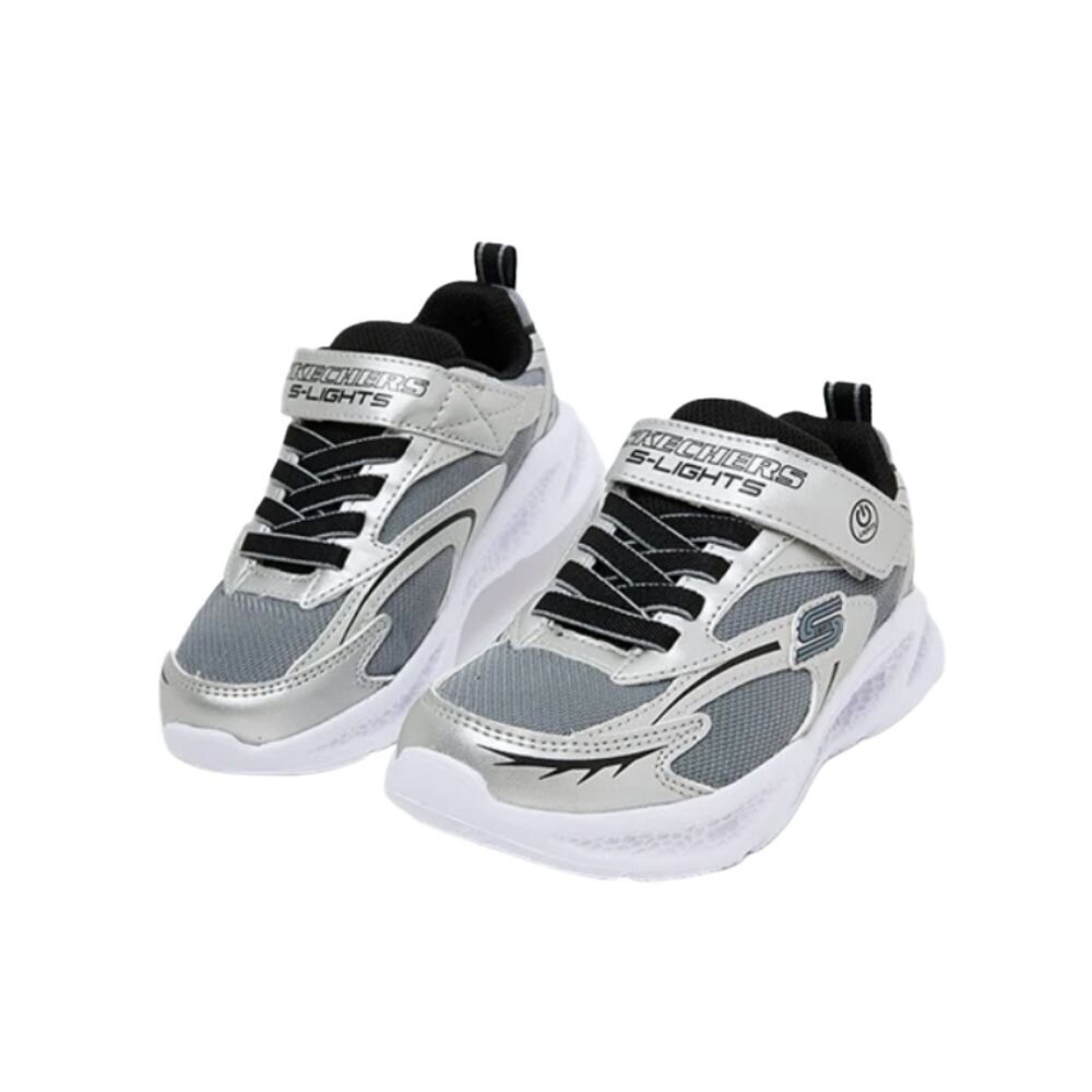SKECHERS 男童系列 燈鞋 METEOR LIGHTS Light-Up 中童 401497LSLBK|哈布童鞋-圖片-2