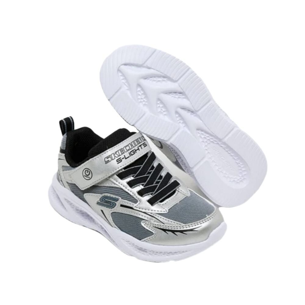 SKECHERS 男童系列 燈鞋 METEOR LIGHTS Light-Up 中童 401497LSLBK|哈布童鞋-圖片-3
