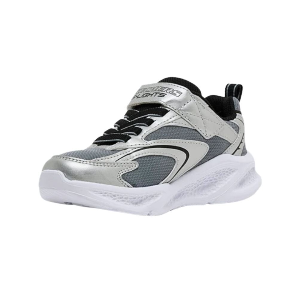 SKECHERS 男童系列 燈鞋 METEOR LIGHTS Light-Up 中童 401497LSLBK|哈布童鞋-圖片-4
