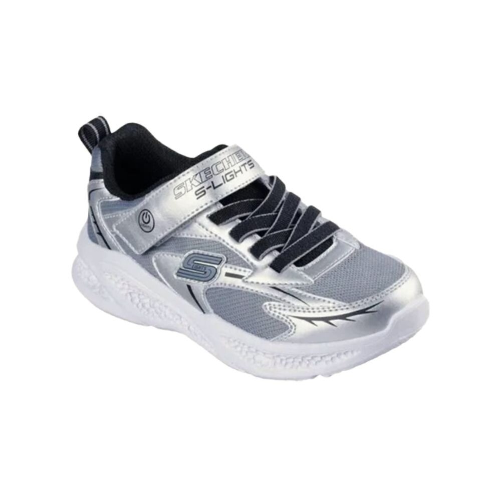 401497LSLBK-SKECHERS 男童系列 燈鞋 METEOR LIGHTS Light-Up 中童 401497LSLBK
