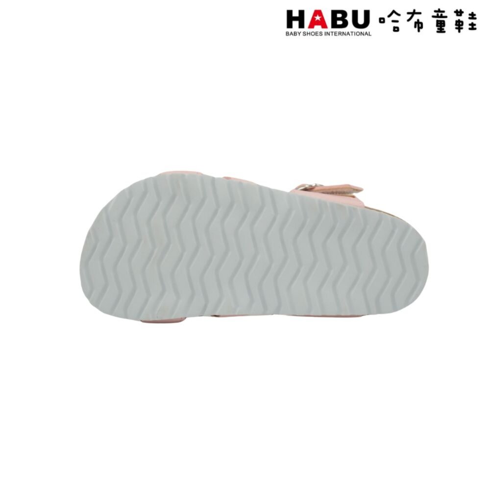 HABU哈布童鞋 學步鞋 嬰幼童 魔鬼氈 羅馬鞋 涼鞋 蝴蝶結 粉 4032-PI-圖片-4