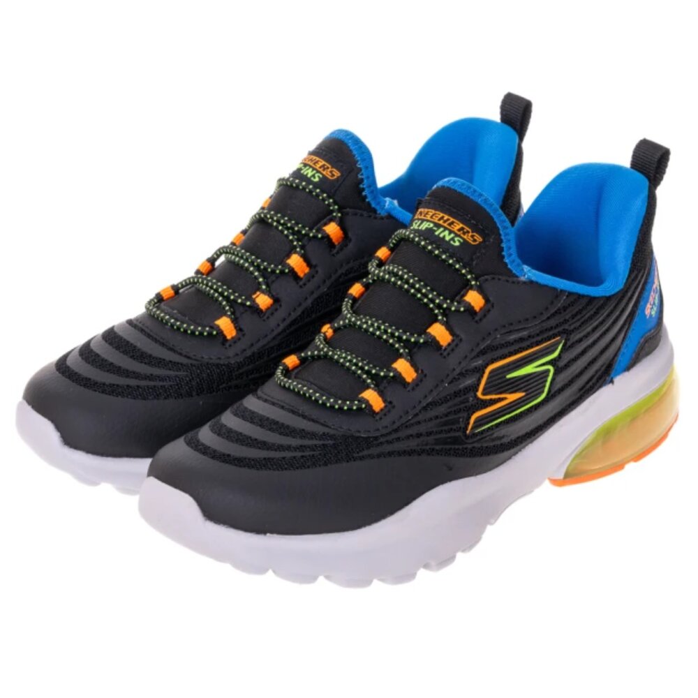 403829LBKMT-SKECHERS 男童系列 SKECHERS RAZOR AIR 瞬穿舒適科技 403829LBKMT