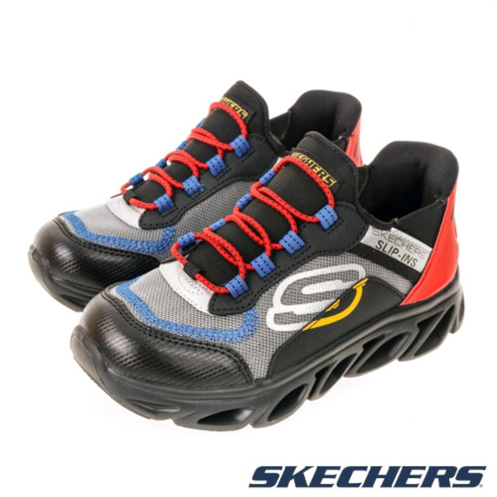 403840LBKMT-SKECHERS 男童系列 運動鞋 FLEX GLIDE  403840LBKMT