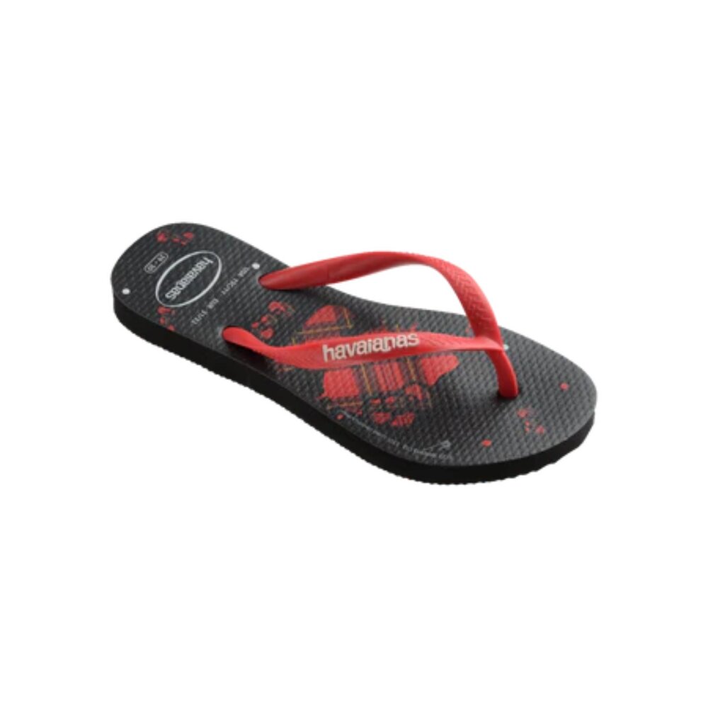 havaianas 哈瓦士巴西人字拖 KIDS SLIM 兒童款 三麗鷗 HELLO KITTY 拖鞋 4145748--圖片-1