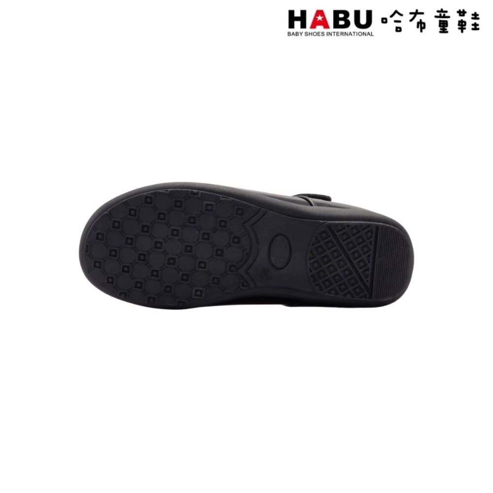 HABU 哈布童鞋 全真皮 學生皮鞋 皮鞋 瑪莉珍鞋 花邊 雙層蝴蝶結 霧面 包鞋 英倫 學院風 氣質 優雅 5056--圖片-4