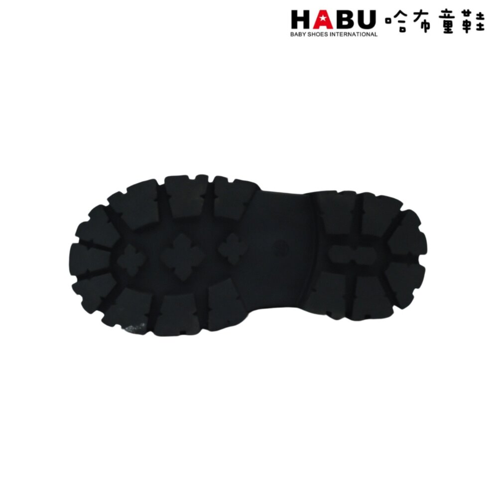 HABU 哈布童鞋 瑪莉珍 學生皮鞋 霧面 厚底 樂福鞋 包鞋 幸運草 黑 5060-BK-圖片-3