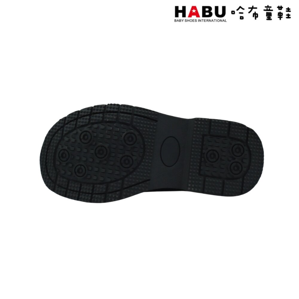 HABU 哈布童鞋 柔軟透氣超級纖維 學生皮鞋 霧面 厚底 樂福鞋 學院風 皮鞋 5064-BK-圖片-3