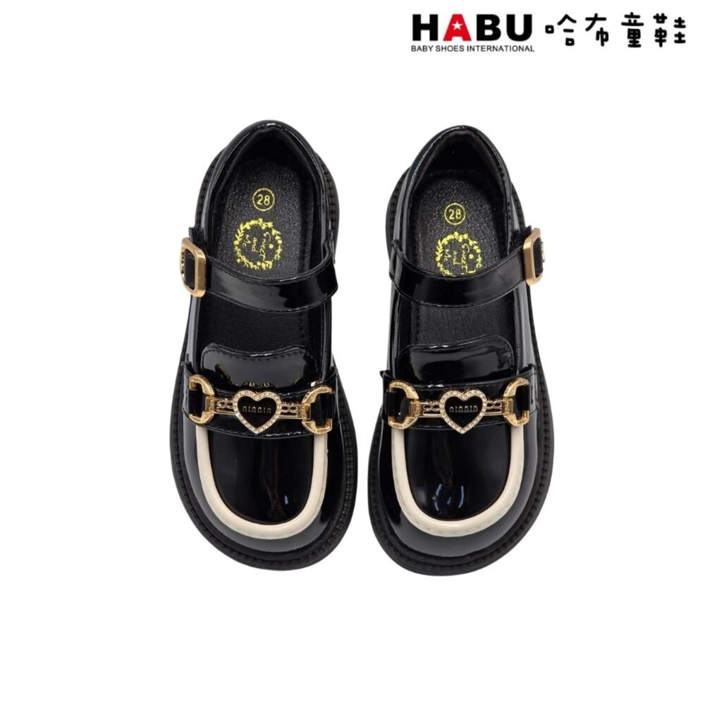HABU 哈布童鞋 瑪莉珍 樂福鞋 瑪莉珍鞋 學生皮鞋 亮皮 漆皮 包鞋 英倫風 5065-BK-圖片-3