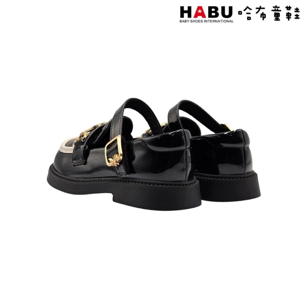 HABU 哈布童鞋 瑪莉珍 樂福鞋 瑪莉珍鞋 學生皮鞋 亮皮 漆皮 包鞋 英倫風 5065-BK-圖片-4