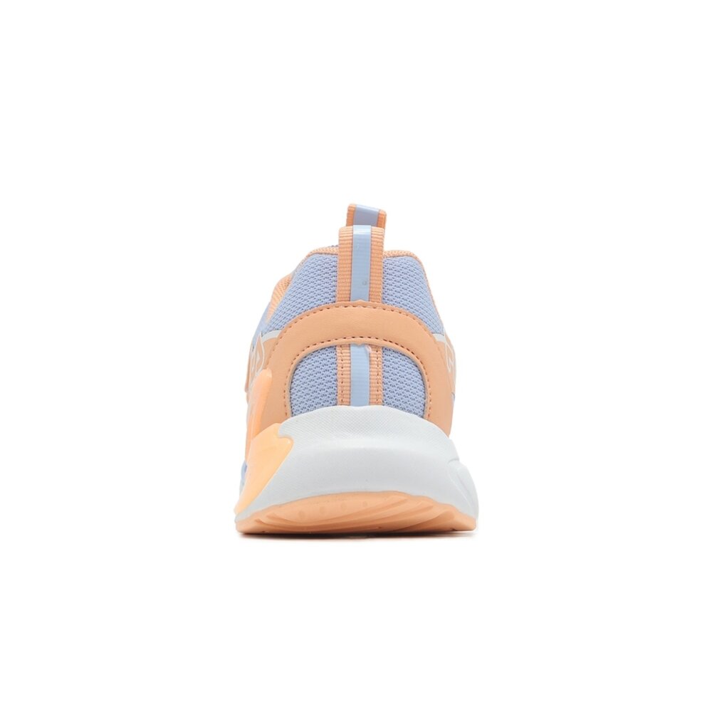 FILA KIDS 斐樂 小童 慢跑鞋 運動鞋 燈鞋 藍 橘 7-J412Z-631-圖片-3
