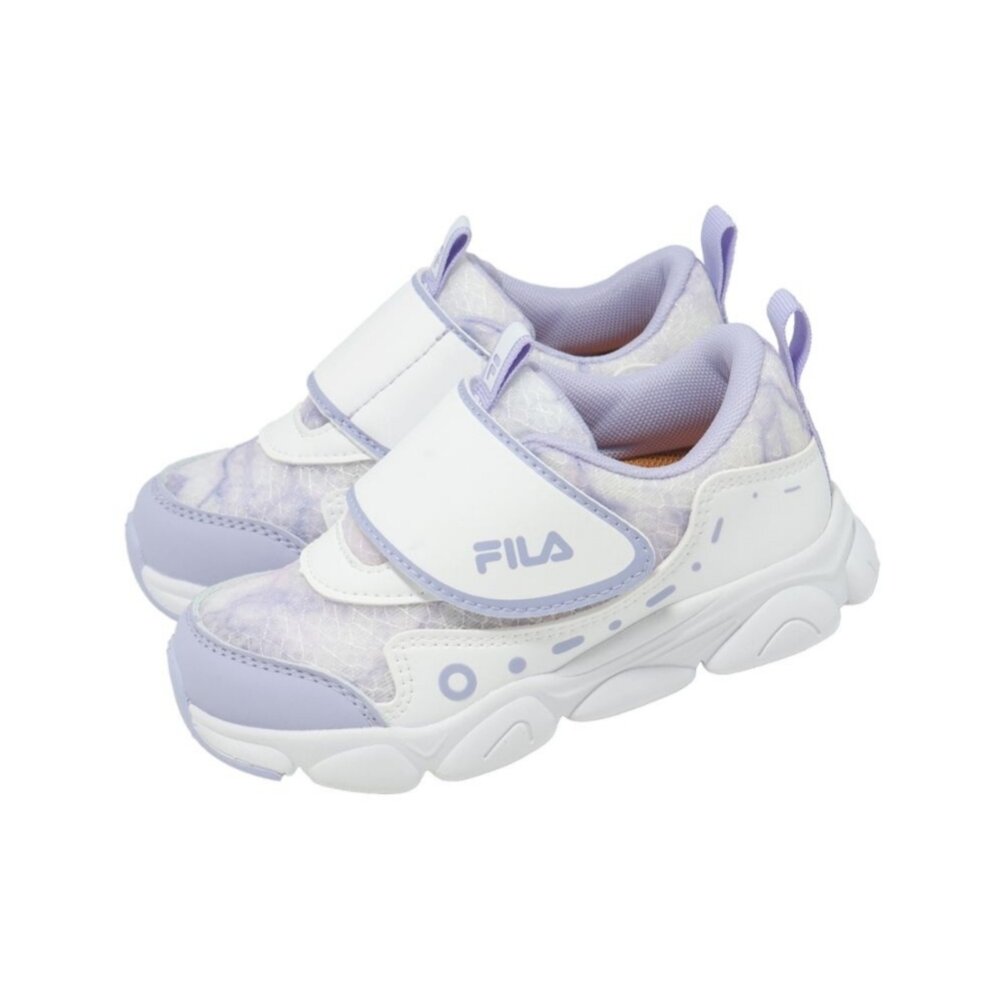 7-J840A-911-FILA KIDS 斐樂 童鞋 小童 康特杯 大魔鬼氈 運動鞋 休閒鞋 7-J840A-911