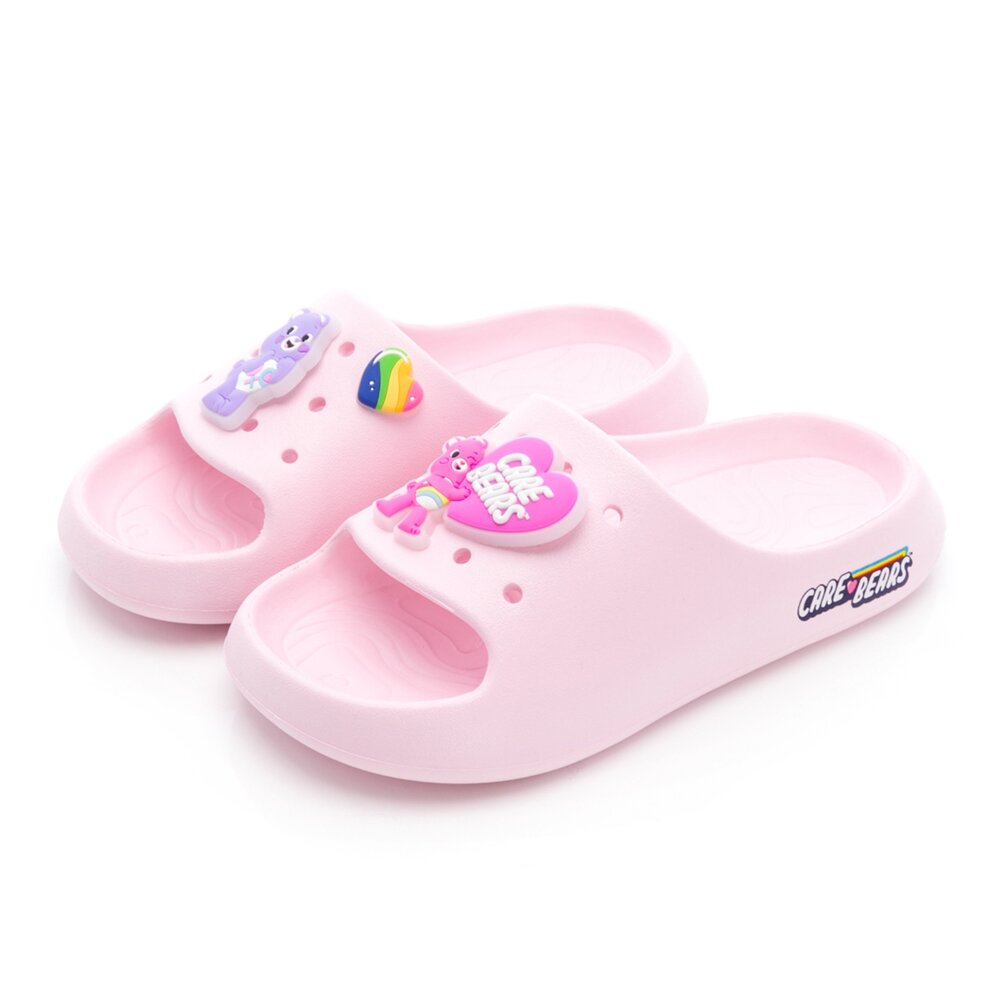 CBKS59913-PI-美國人氣 彩虹熊 CareBears 中童 輕量拖鞋 CBKS59913-PI