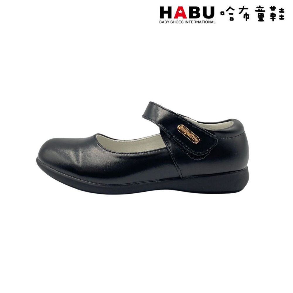 HABU 哈布童鞋 全真皮 時尚瑪莉珍 淺口學生皮鞋 CX99-BK / CX99-BK6|哈布童鞋-圖片-1